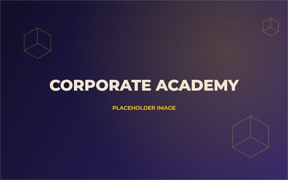 Placeholder image for corporate learning academy projects