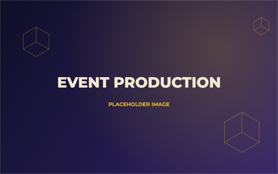 Placeholder image for conference and event production projects